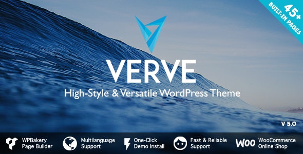 Verve v6.6 Nulled - High-Style WordPress Theme