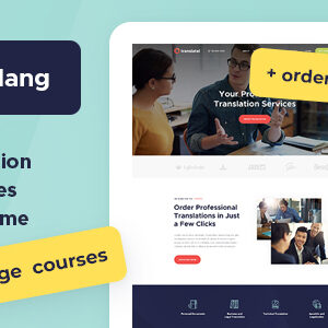 Translang v1.1.13 Nulled – Translation Services & Language Courses