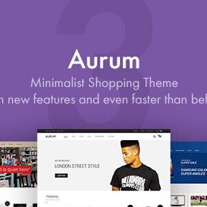 Aurum v3.29 Nulled – Minimalist Shopping Theme