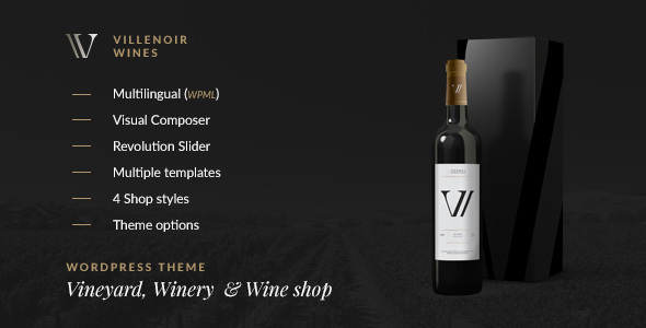 Villenoir v5.9.2 Nulled - Vineyard, Winery & Wine Shop