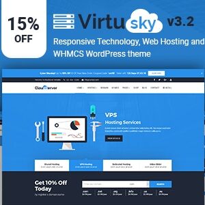 VirtuSky v3.5 Nulled – Responsive Web Hosting and WHMCS WordPress Theme