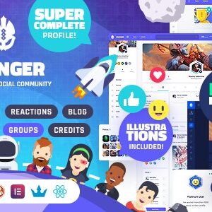 Vikinger v1.9.11 Nulled – BuddyPress and GamiPress Social Community