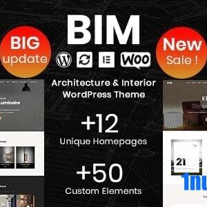 BIM v1.3.7 Nulled – Architecture & Interior Design Elementor WordPress Theme