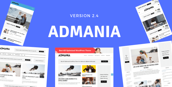 Admania v2.5.3 Nulled - AD Optimized WordPress Theme