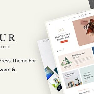 Auteur v6.9 – WordPress Theme for Authors and Publishers