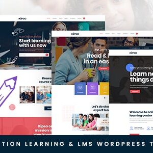 Kipso v1.2.6 Nulled – Education LMS WordPress Theme