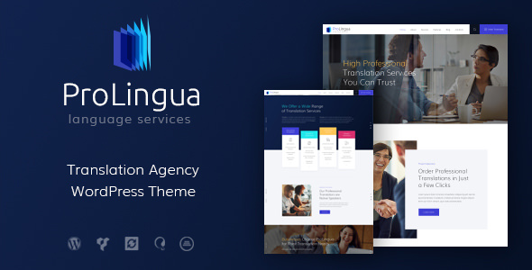 ProLingua v1.1.9 Nulled - Translation Services WordPress Theme
