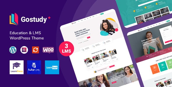 Gostudy v2.3.7 Nulled - Education WordPress Theme