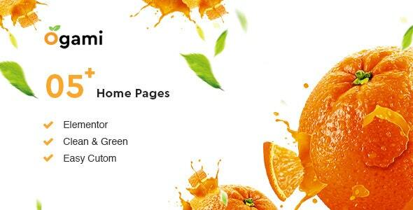 Ogami v1.49 Nulled - Organic Store & Bakery WordPress Theme