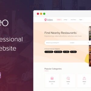 Listeo v1.9.53 Nulled – Directory & Listings With Booking