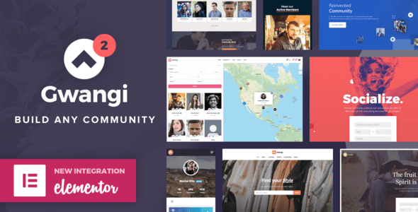 Gwangi v2.4.5 Nulled - PRO Multi-Purpose Membership, Social Network & BuddyPress Community Theme