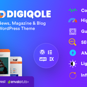 Digiqole v2.1.9 Nulled – News Magazine WordPress Theme