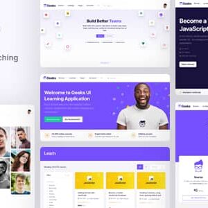 Geeks v1.2.16 Nulled – Online Learning Marketplace WordPress Theme