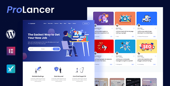 Prolancer v1.4.0 Nulled - Freelance Marketplace WordPress theme