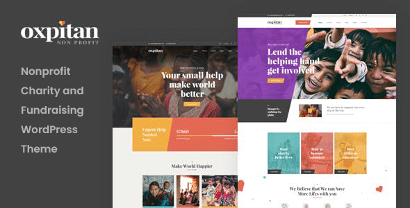 Oxpitan v1.2.4 Nulled - Nonprofit Charity WordPress Theme