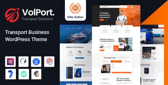 Volport v1.1.0 Nulled - Logistics & Transport WordPress Theme