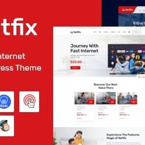 Netfix v1.1.8 Nulled – Broadband & Internet Services WordPress Theme