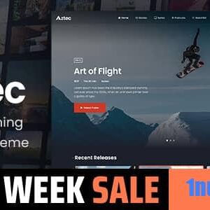 Aztec v3.2 Nulled – Video Streaming & Membership Theme