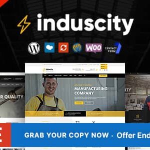 Induscity v1.3.8 Nulled – Factory and Manufacturing WordPress Theme