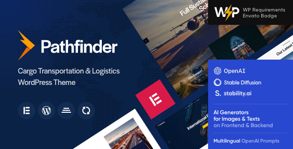 Pathfinder v1.16 Nulled - Cargo Transportation & Logistics WordPress Theme