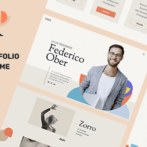 Ober v1.2.3 Nulled – CV Resume WordPress Theme