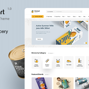 Farmart v1.1.3 Nulled – Organic & Grocery Marketplace WordPress Theme