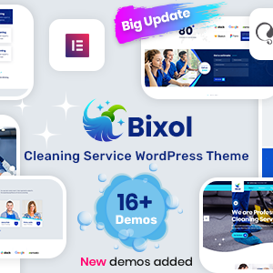 Bixol v1.6.6 Nulled – Cleaning Services WordPress