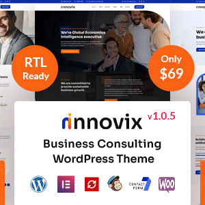 Innovix v1.0.5 Nulled – Business Consulting WordPress Theme