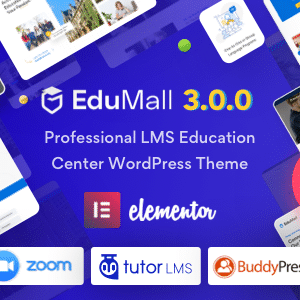EduMall v3.4.7 Nulled – Professional LMS Education Center WordPress Theme