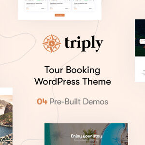 Triply v2.3.4 Nulled – Tour Booking WordPress Theme