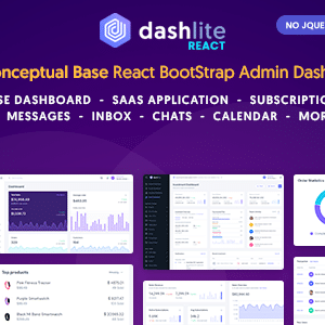 DashLite v1.5.0 Nulled – React Admin Dashboard Template