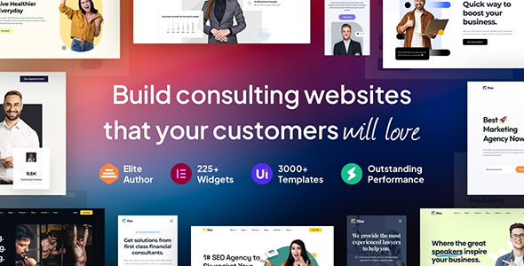 Rise v3.0.12 Nulled - Business & Consulting WordPress Theme