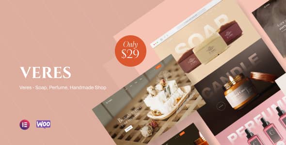 Veres v1.0.5 Nulled - Handmade Soap & Candles Shop