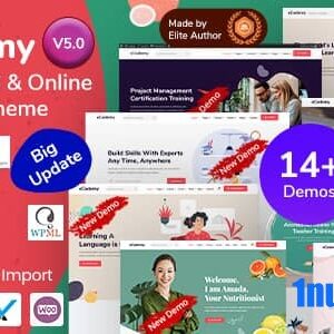 eCademy v6.2 Nulled – Elementor LMS & Online Courses Theme