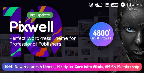 Pixwell v10.6 Nulled - Modern Magazine
