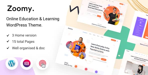 Zoomy v1.0.5 Nulled - LMS & Education WordPress Theme