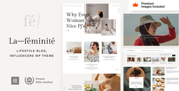 LaFeminite v10.4 Nulled - Lifestyle Fashion WordPress Blog