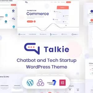 Talkie v1.1.5 Nulled – Chatbot and Tech Startup WordPress Theme