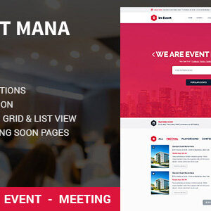 EventMana v1.9.4 Nulled – Event Management WordPress Theme