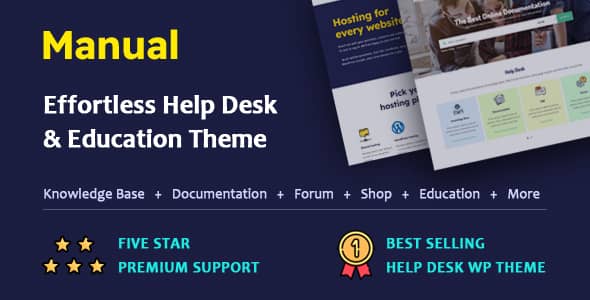 Manual v7.3.2.4 Nulled - Documentation, Knowledge Base & Education WordPress Theme