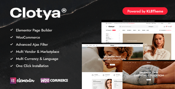 Clotya v1.3.3 Nulled - Fashion Store eCommerce Theme