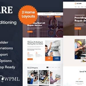 Accare v1.2 Nulled – Heating & Air Conditioning WordPress Theme