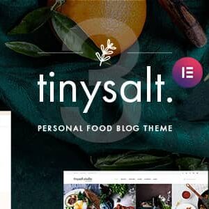 TinySalt v3.5.0 Nulled – Personal Food Blog WordPress Theme