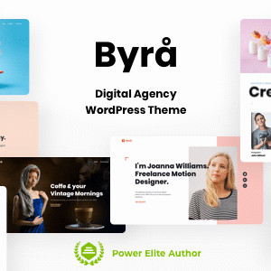 Byra v12.1 Nulled – Simple Portfolio WordPress Theme