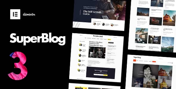 SuperBlog v3.6 Nulled - Powerful Blog & Magazine Theme