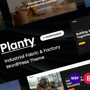 Planty v1.11 Nulled – Industrial Fabric & Factory WordPress Theme