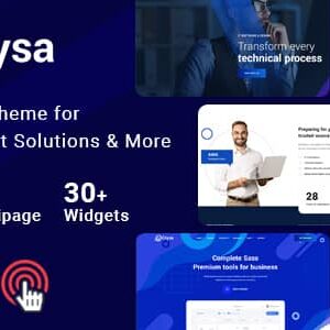 Crysa v2.0 Nulled – IT Solutions WordPress Theme