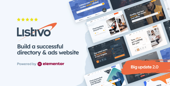 Listivo v2.3.65 Nulled - Classified Ads & Directory Listing WordPress