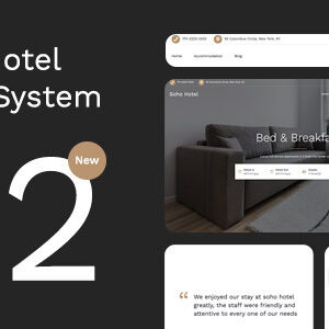Soho Hotel v4.2.4 Nulled – Responsive Hotel Booking WP Theme