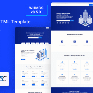 Hostlar v10.8.0 Nulled – Domain Hosting Provider HTML Template with WHMCS and RTL